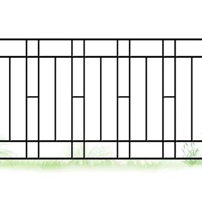 Решетчатый забор с коваными пиками А3170 вариант 6